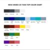 tank top color chart - Westside Gunn Store