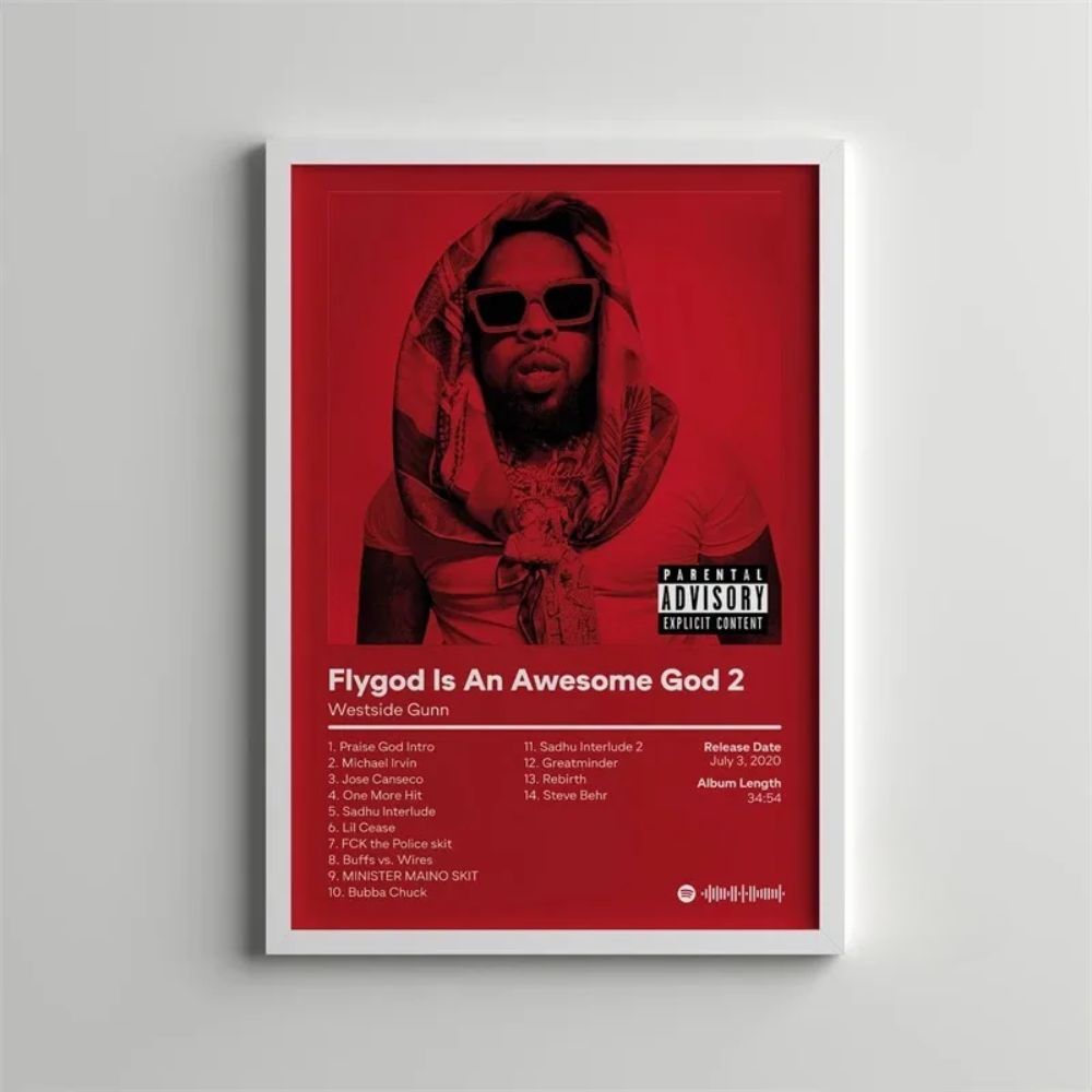 Pop Rap Music Album Cover Westside Gunn Wall Art