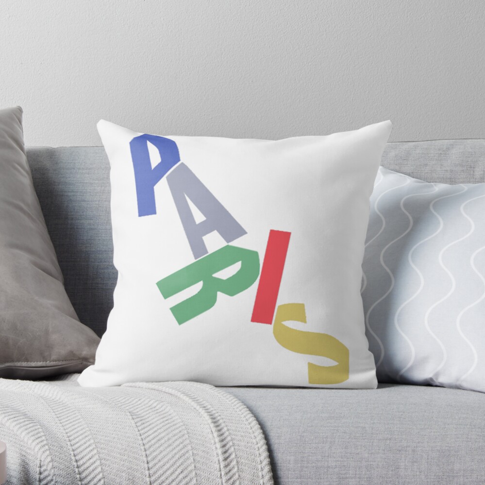 Paris France Westside Gunn Throw Pillow